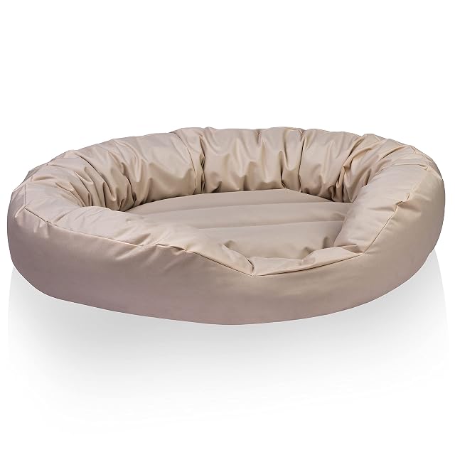 BedDog® Sunny Beige XXXL Aprox. 150x120cm colchón para Perro, 13 Colores, Cama, sofá, Cesta para Perro
