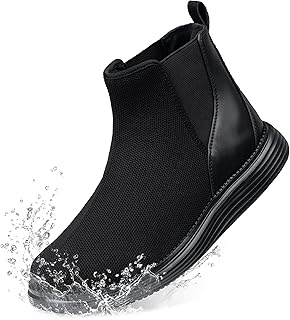 Women's Wide Toe Waterproof Chelsea Orthopedic Boots Ankle Slip on Booti...