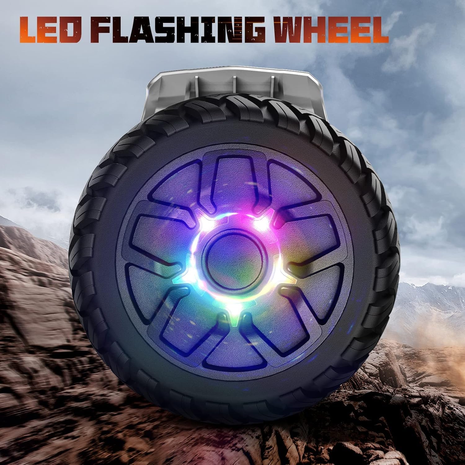 8,5 pulgadas All Terrain Off Road Hoverboard with Bluetooth Speakers and LED Lights, UL2272 Certified Self Balancing Scooter