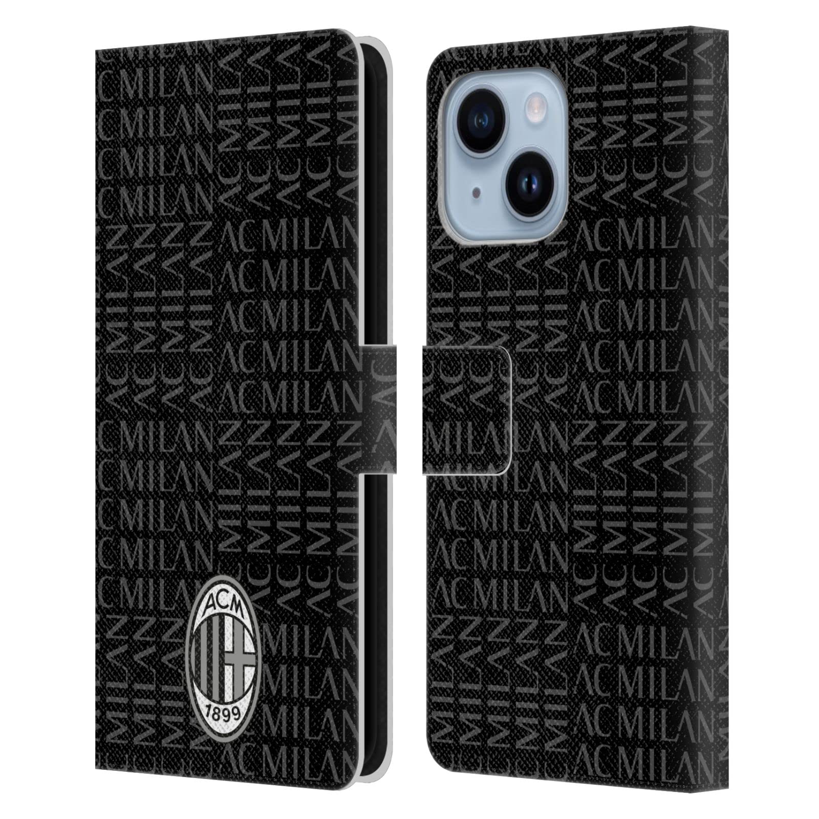 Étui iPhone 14 Plus AC Milan Head Case Designs protège écran et cartes