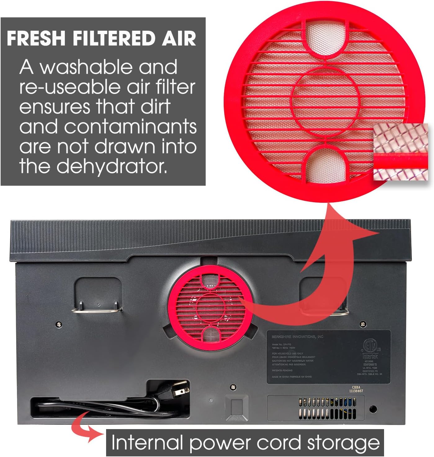 Brod & Taylor SAHARA Folding Food Dehydrator (Stainless Steel Shelves)