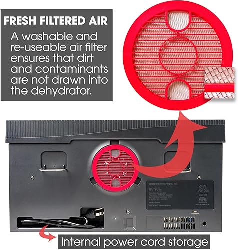 Miniatura 5 de Brod & Taylor Deshidratador de alimentos plegable SAHARA (estantes de polipropileno antiadherentes)