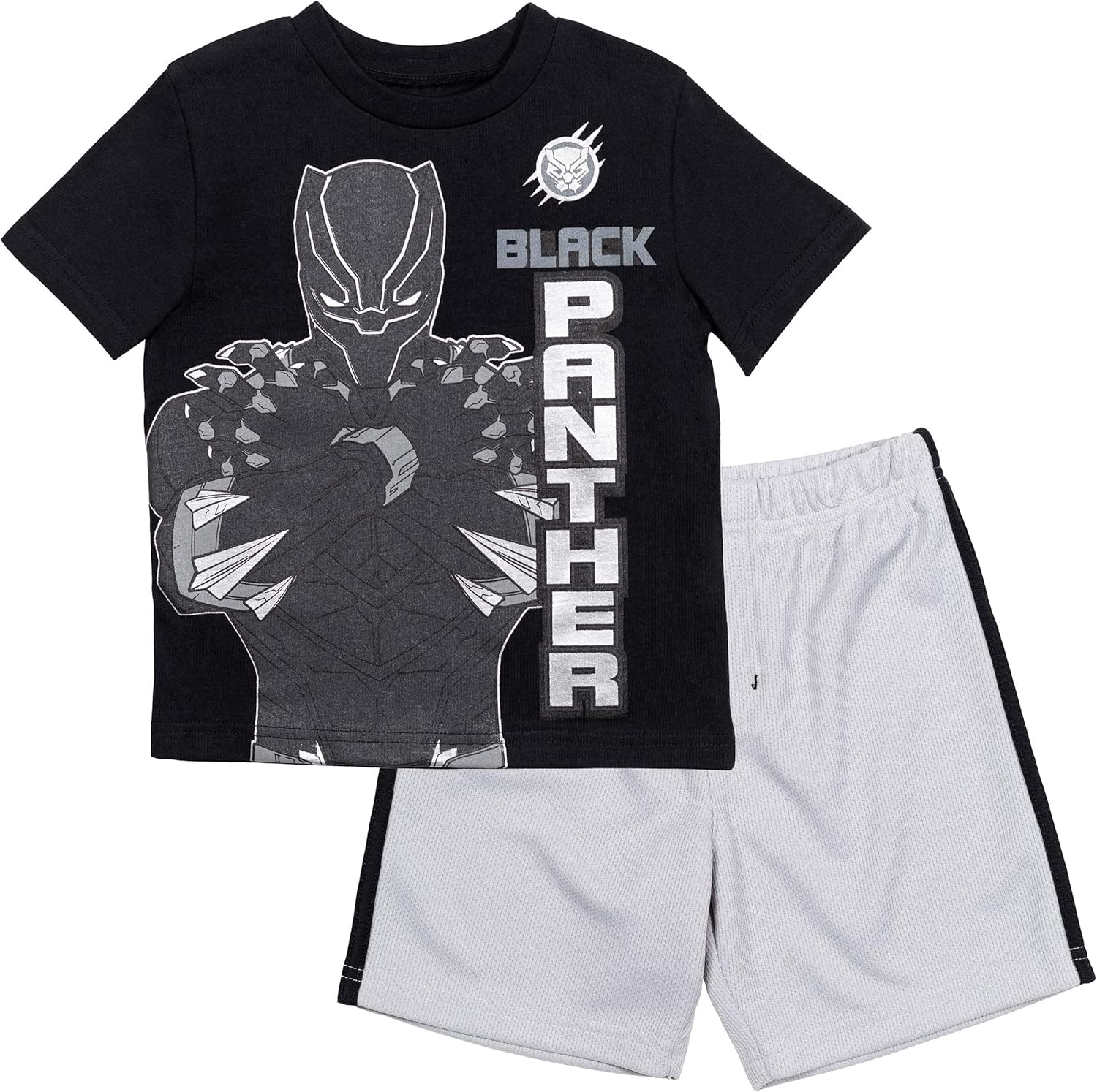 Marvel Avengers Iron Man Black Panther Captain America T-Shirt & Shorts Set : Clothing, Shoes & Jewelry