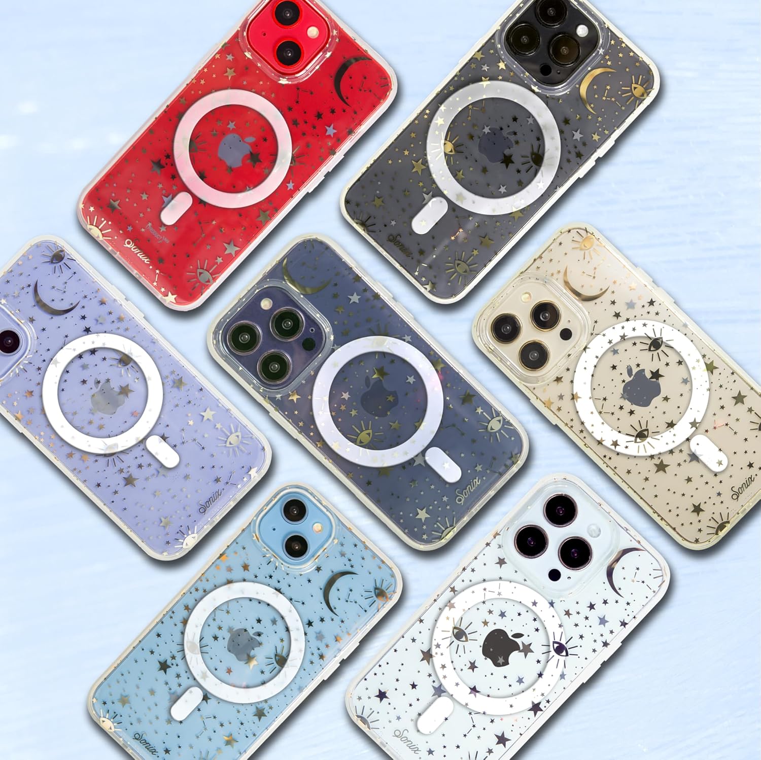 Sonix Case for iPhone 15,14, 13 | Compatible with MagSafe | 10ft Drop Tested | Cosmic Stars - Image 5