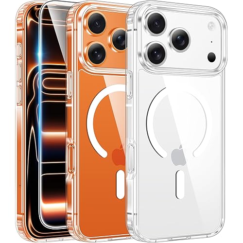 FNTCASE Magnetic Transparent Phone Cases