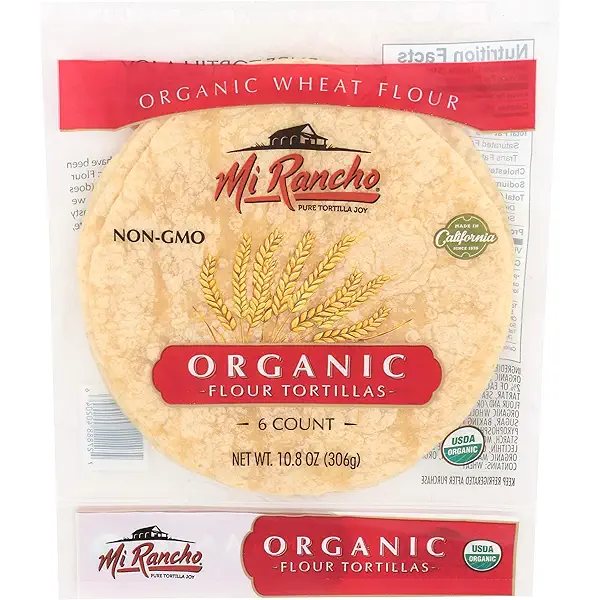 MI RANCHO Organic Small Flour Tortillas, 6 CT 1