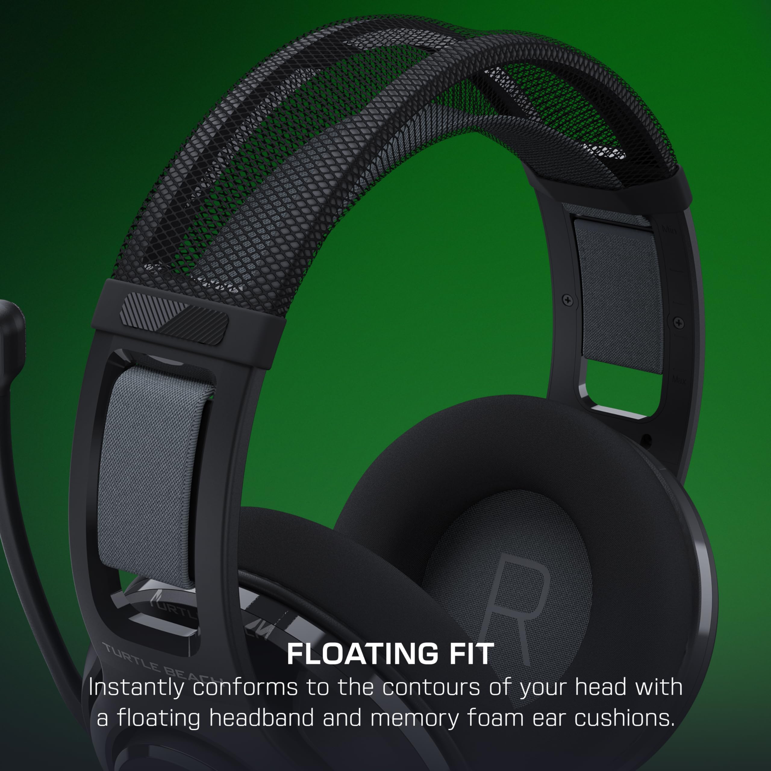 Turtle Beach Atlas 200 Cuffie da gioco multipiattaforma cablate per Xbox, PlayStation e PC con driver Nanoclear da 50 mm, microfono flip-to-mute, cuscini in memory foam