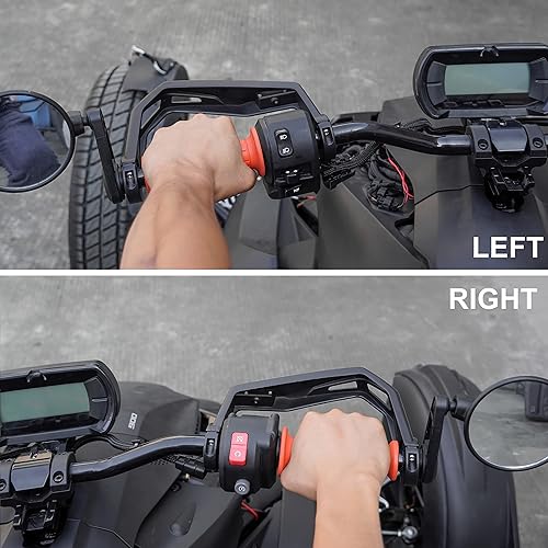 Miniatura 3 de Protector de mano de aluminio para Can Am Ryker todos los modelos, kit protector de mano de manillar negro KATIMOTO para Can-Am Ryker 600 900 Sport