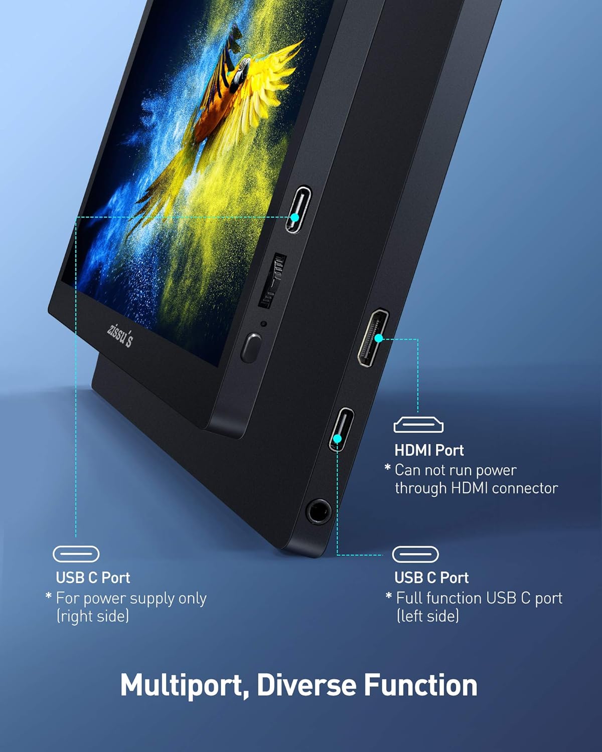 Flаѕh Dеаlѕ - 80% оƒƒ Zissu's 15.8” Portable Monitor with Cover- Full HD 1080P HDR IPS Screen with 178° Full View, Lightweight & Portable Laptop Monitor with Dual USB-C Ports, Ideal for Laptop PC Switch PS4 Xbox Bеѕt Sеllеr Zissu's 15.8” Portable Monitor with Cover- Full HD 1080P HDR IPS Screen with 178° Full View, Lightweight & Portable Laptop Monitor with Dual USB-C Ports, Ideal for Laptop PC Switch PS4 Xbox