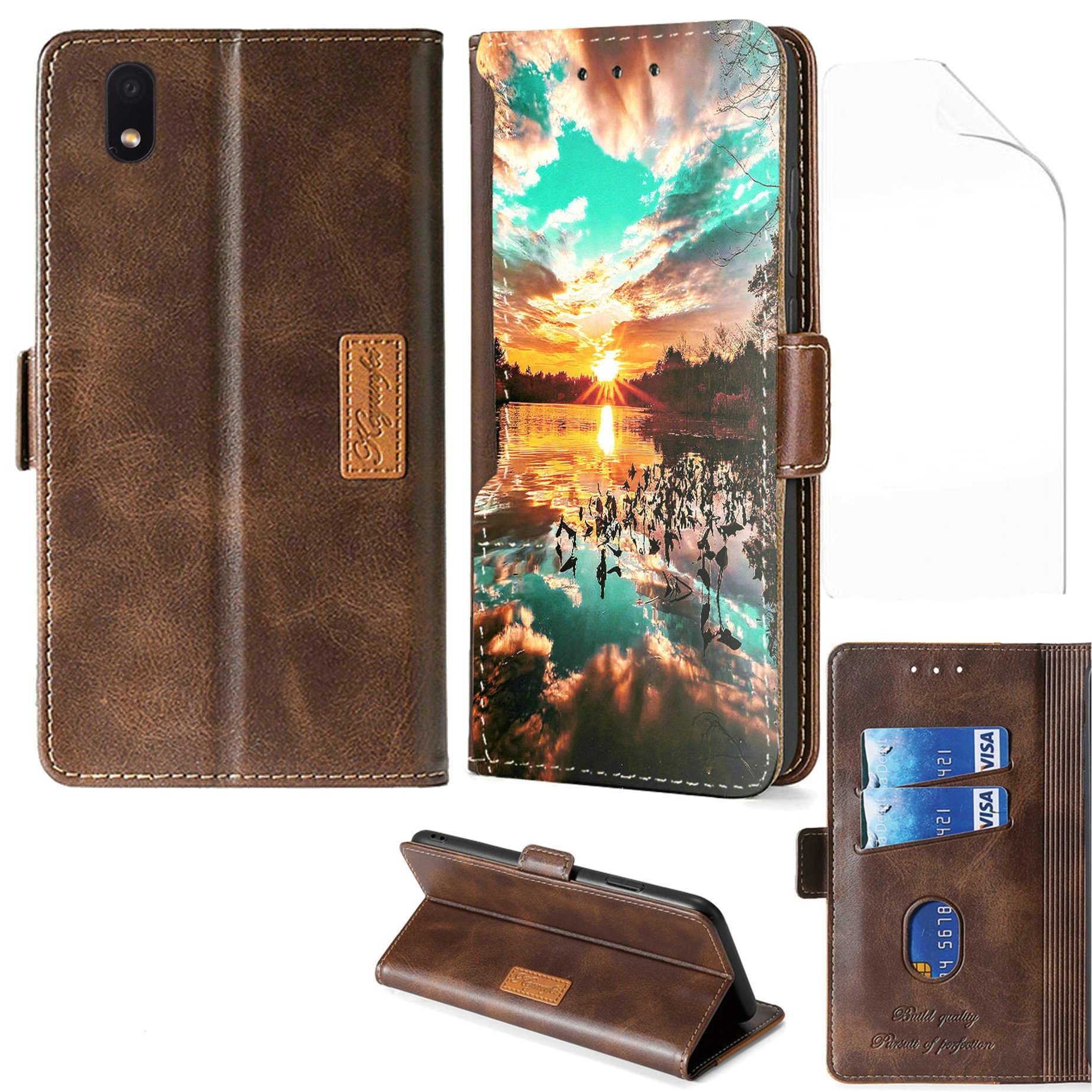 FLLAO Cover Copatibile con Sasung Galaxy A25 5G con 3 Pellicola Vetro