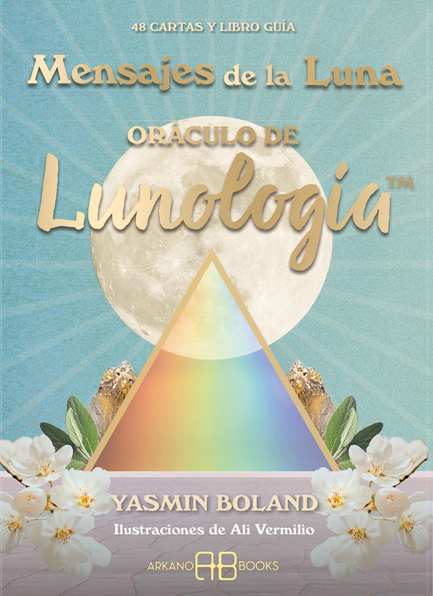 Imagen de catálogo asociada a Mensajes de la Luna: Oráculo de Lunología™: 48 cartas y libro guía. (ADIVINACION-TAROT-JUEGOS)