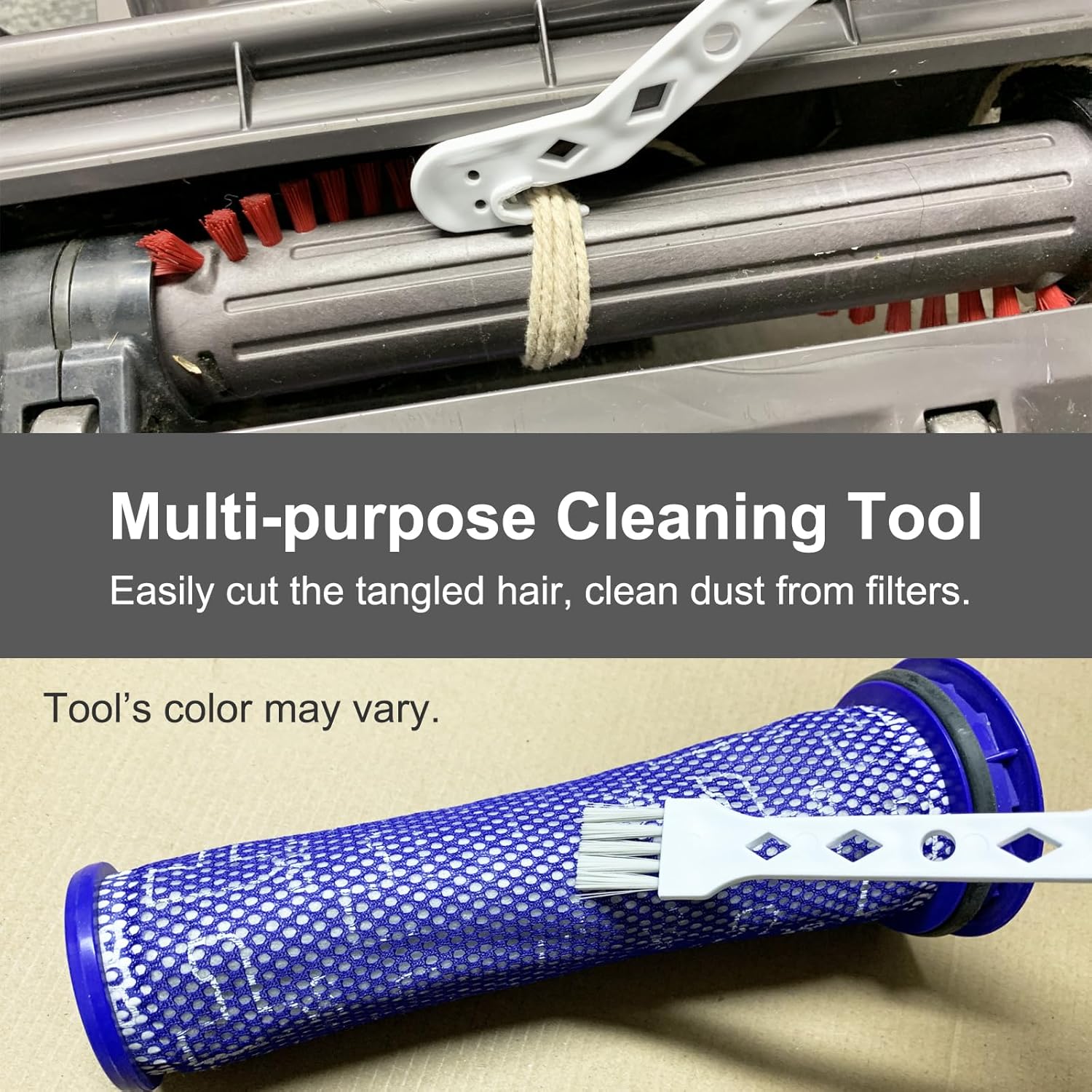 Upgraded Stretch Hose Filter Replacement Compatible with DC41 DC65 DC66 Ball Animal 2 UP13 UP20 Upright Vacuums, Include Extension Hose, Pre and Post-Filter (920640-01 920769-01)