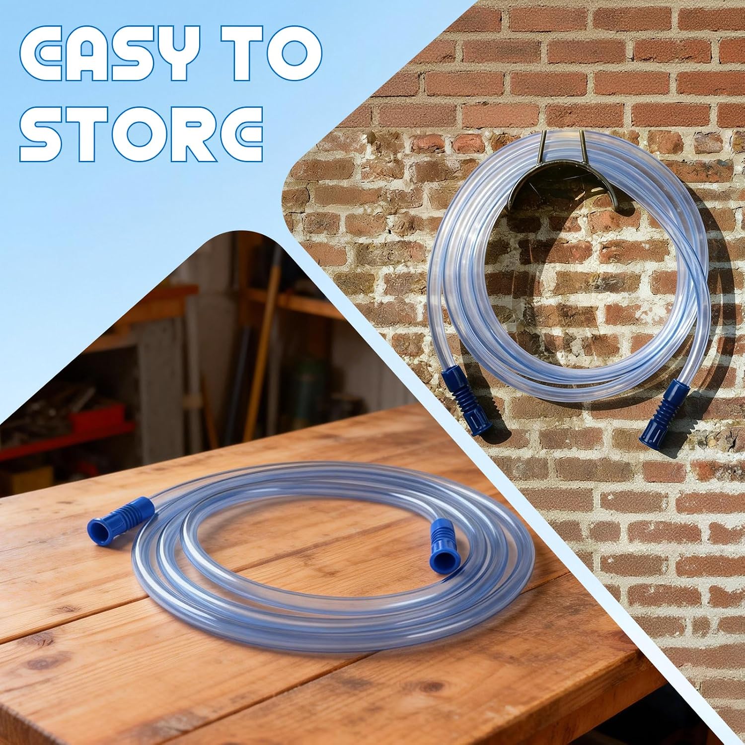 78 Inch Extension Suction Connection Tube, ID 9MM Compatible 3 Pcs