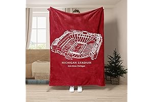 Custom College Football Team Name Stadium Blanket