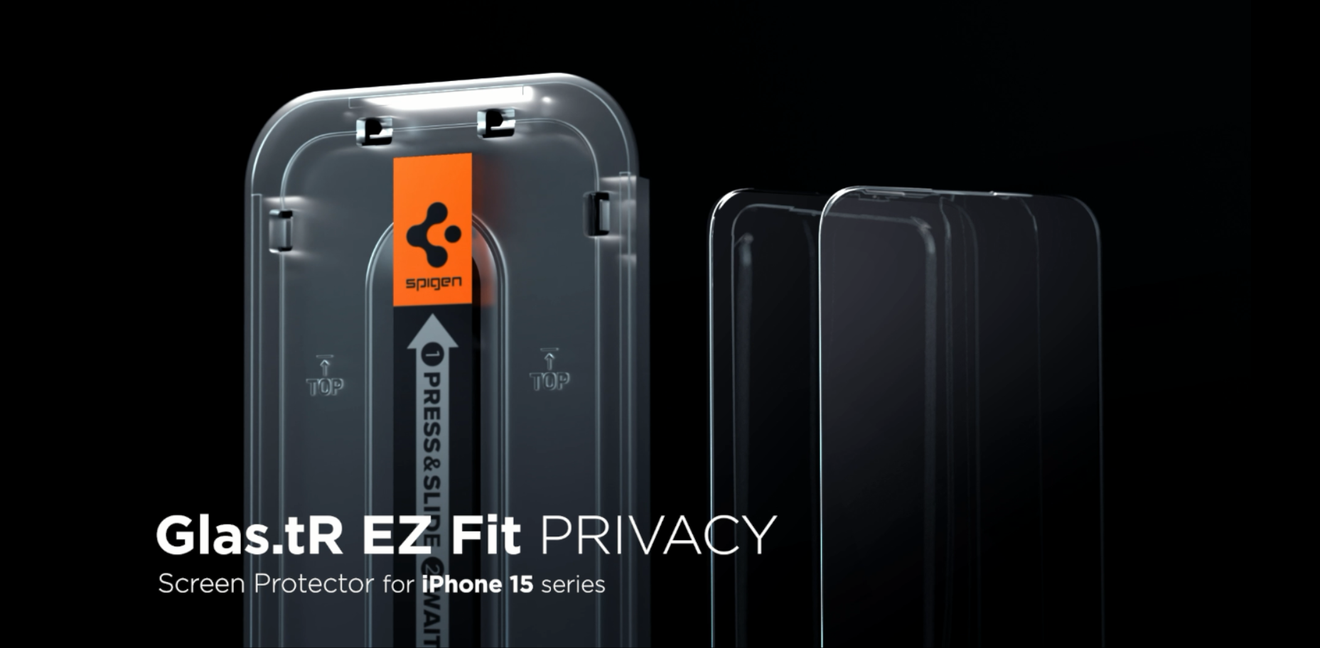 Amazon.co.jp: Spigen EZ Fit 覗き見防止 ガラスフィルム iPhone15 Pro