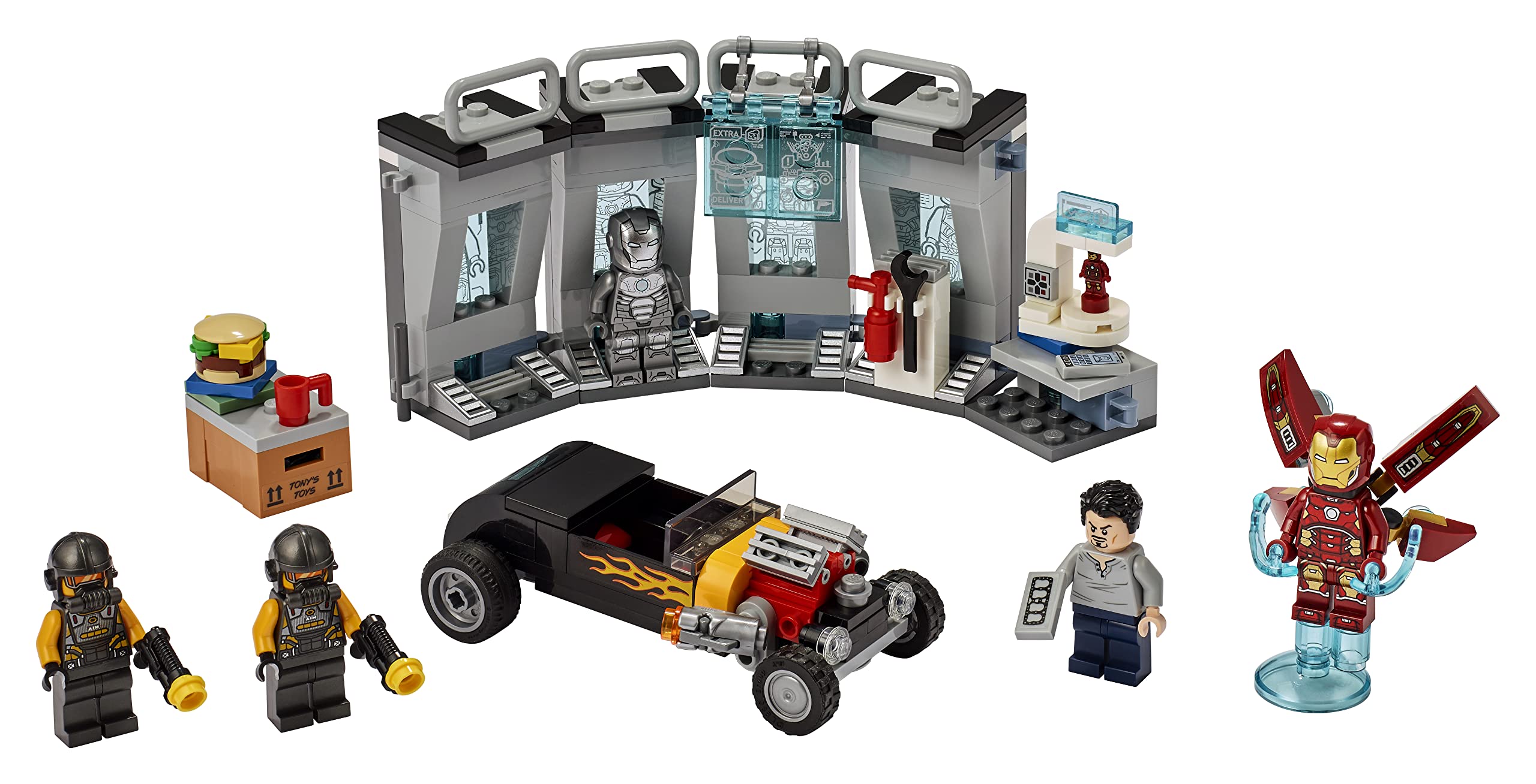 Amazon.co.jp: レゴ(LEGO) スーパー・ヒーローズ アイアンマンの武器庫 