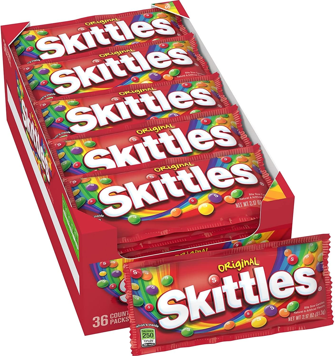 Amazon.co.jp Skittles スキトルズ オリジナル (61gx 36個) 並行輸入品 食品・飲料・お酒