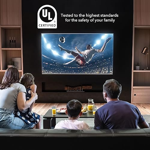 Miniatura 2 de Mount-It! Soporte de pared de TV de movimiento completo resistente con certificación UL para la mayoría de televisores de pantalla plana de 37 a 80