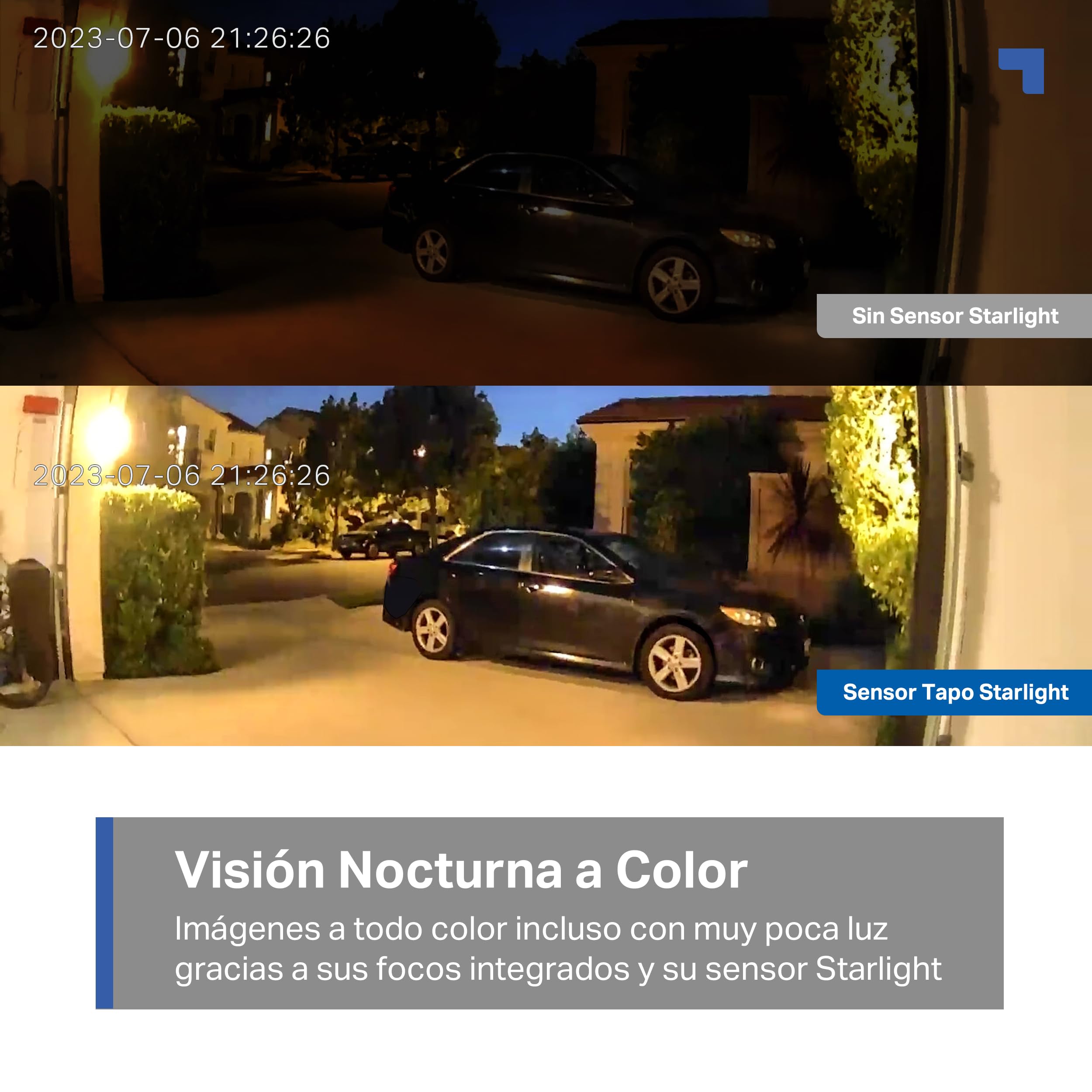 Tapo C120-2K 4MP Cámara de vigilancia para Interior y Exterior, Base magnética,focos duales, Admite Tarjeta SD de hasta 512 GB, IP66, Compatible con Alexa y Google Assistant