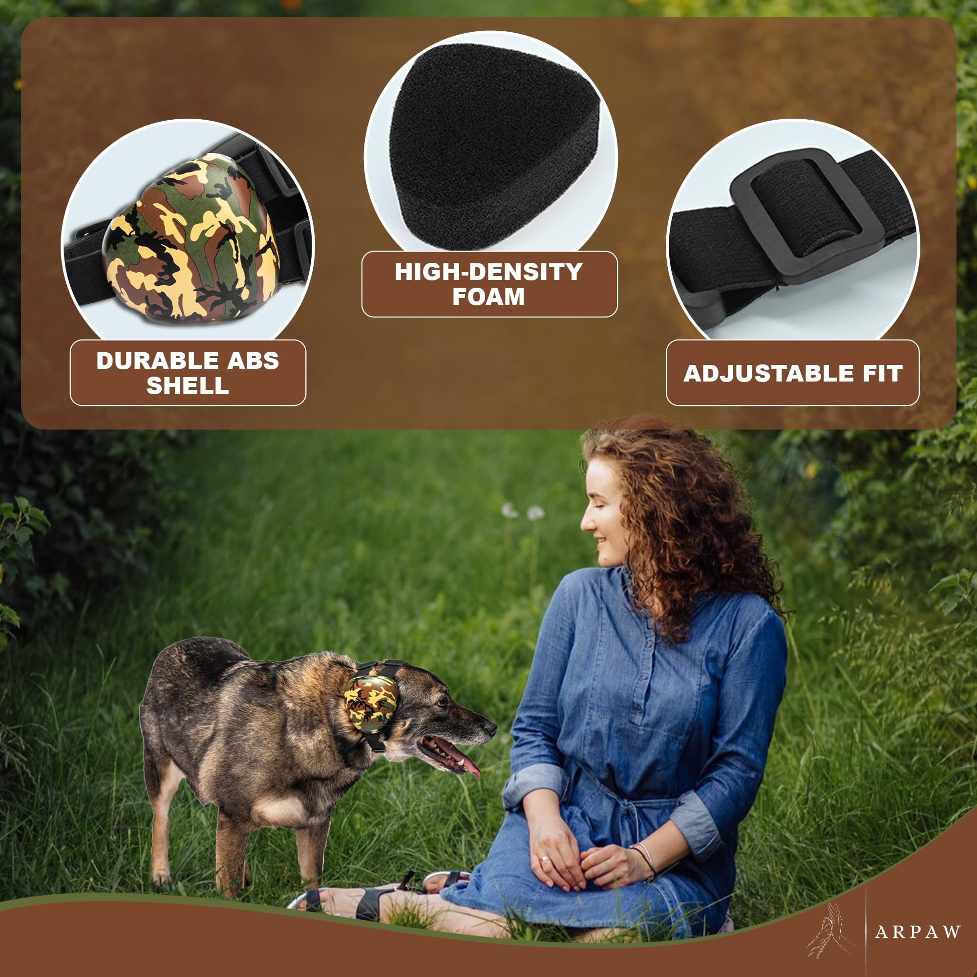 Orejeras para perro para protección contra el ruido, 30 dB, auriculares con cancelación de ruido para perros para protección auditiva