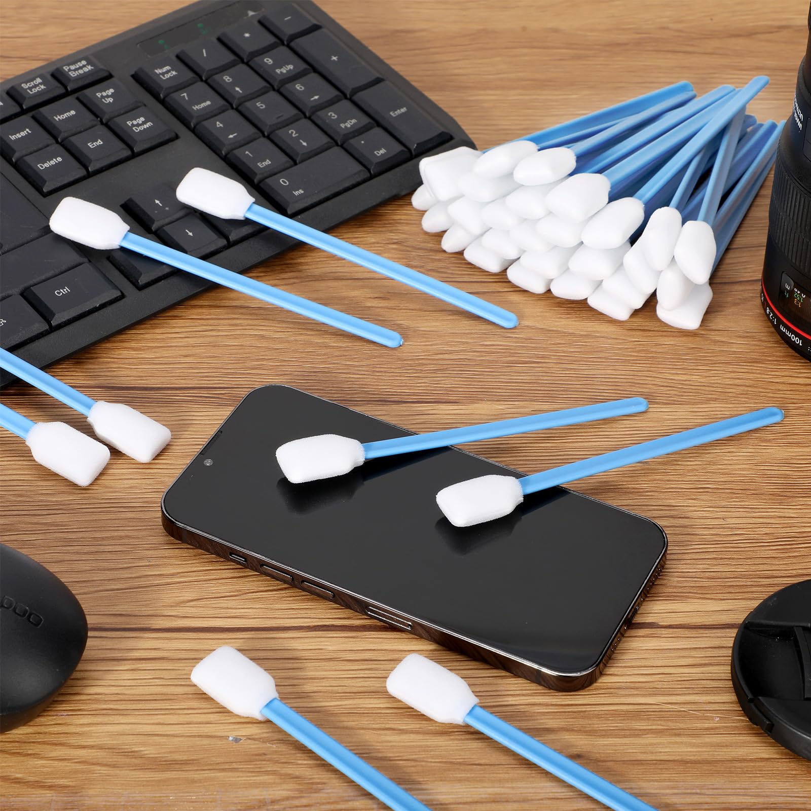 500 Pack Foam Cleaning Swabs For Printer, Curacao