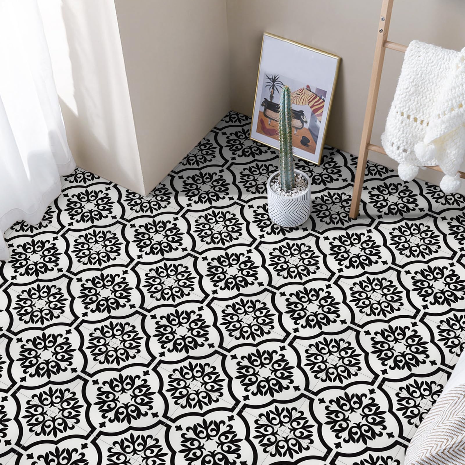 Flower Floor Mat / Black × White Takashi Murakami Flower Floor Mat Rug Black/White - SS21 - GB