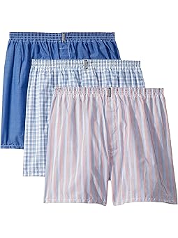 tommy hilfiger men's 3 pack cotton classics woven boxers