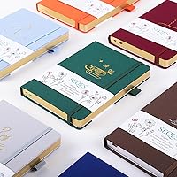 Vista 22 de A5 Bullet Dotted Journal Notebook 160gsm Thick Bleedproof Paper, Lay Flat Binding, 160 Numbered Pages Hard Cover Dot Grid Notebook/Bullet