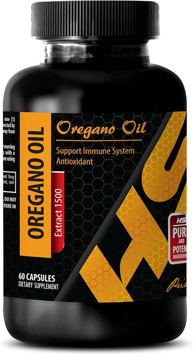 Oregano Pills Oil of Oregano Extract by HS PRIME 1500mg