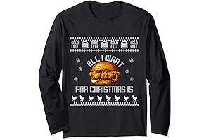 Popeyes Chicken Sandwich Ugly Christmas Sweater Long Sleeve T-Shirt