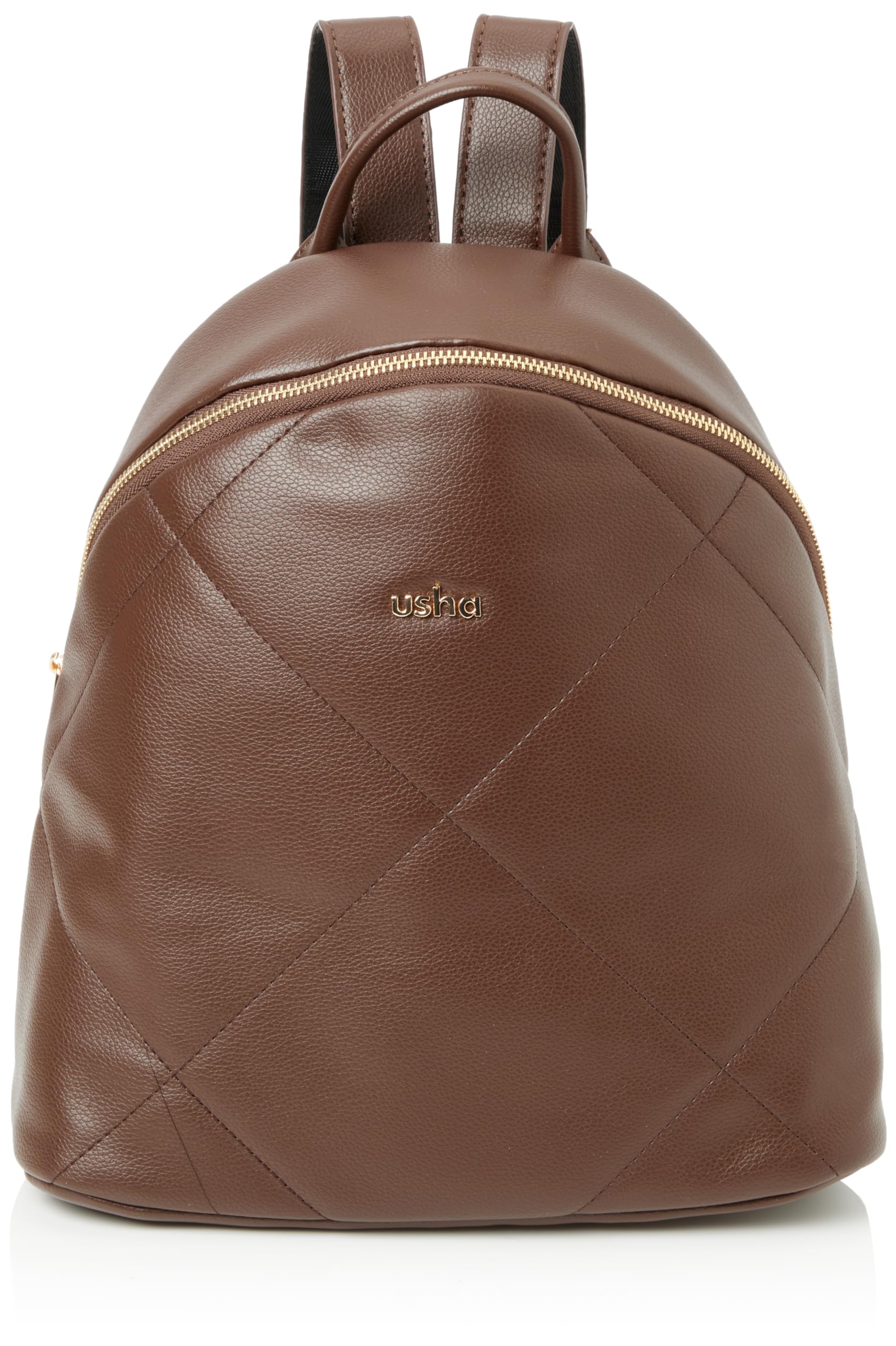 usha BLUE LABEL Women's Backpack, Dark Brown, One Size