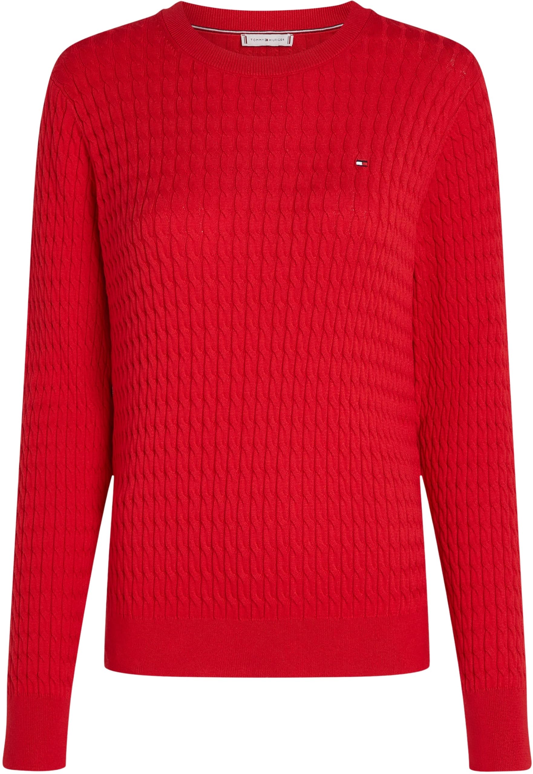 Tommy Hilfiger Sweter pullover Kobiety Co Cable C-nk Ls Sweater Ww0ww44993