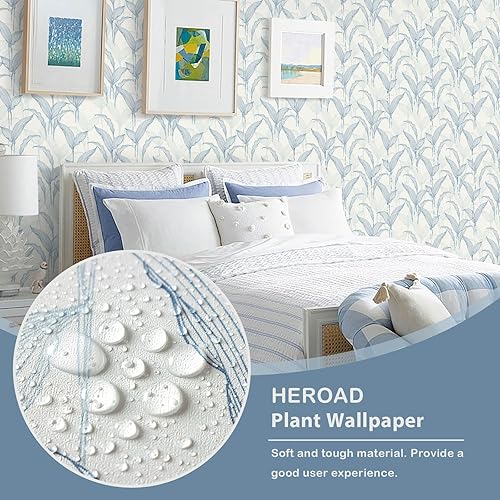 Vista 78 de Heroad Papel tapiz hexagonal para despegar y pegar, papel de contacto bohemio, geométrico, papel tapiz de lunares blancos y beige, papel de pared