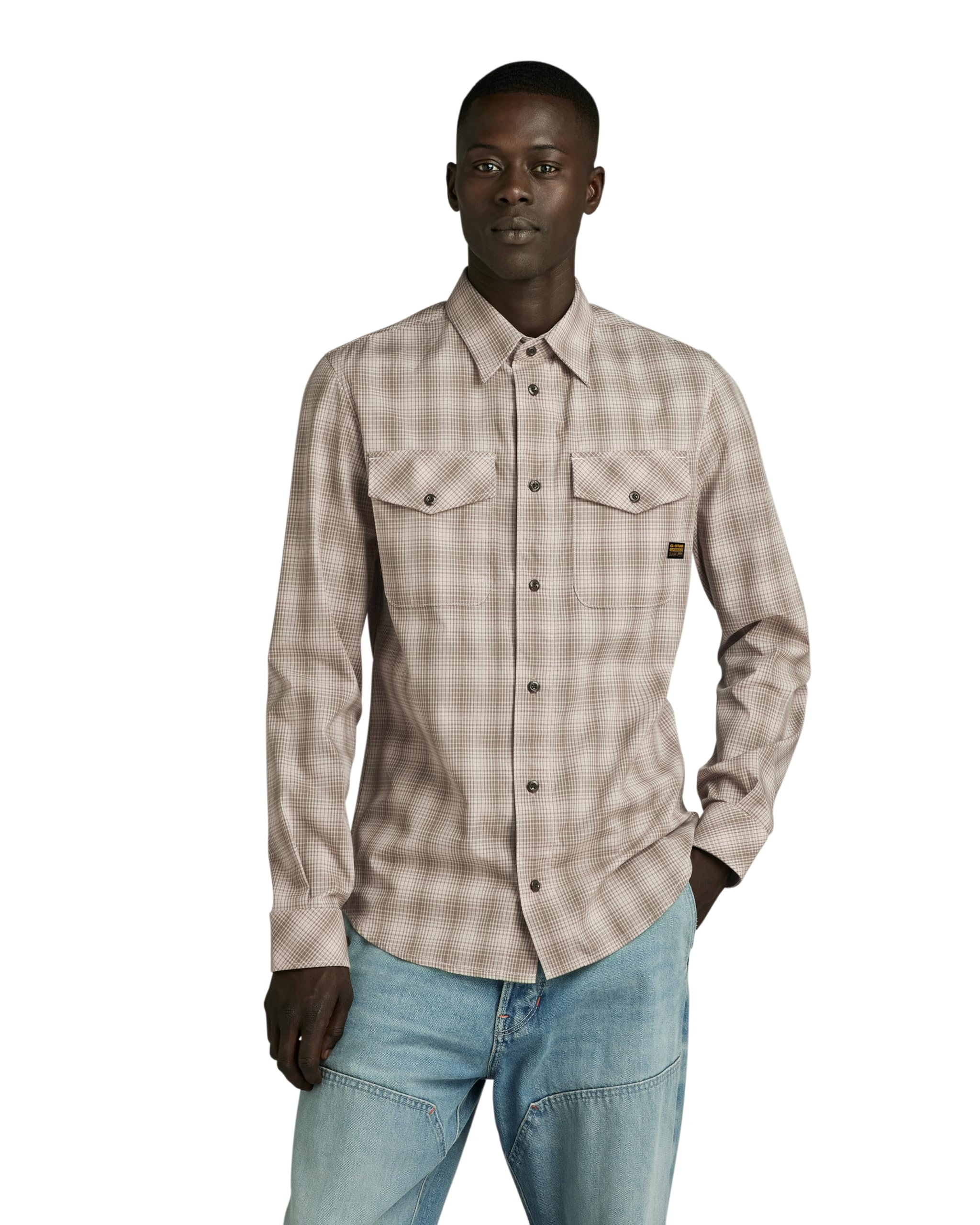 G-Star Herren Marine Slim Long Sleeve Shirt