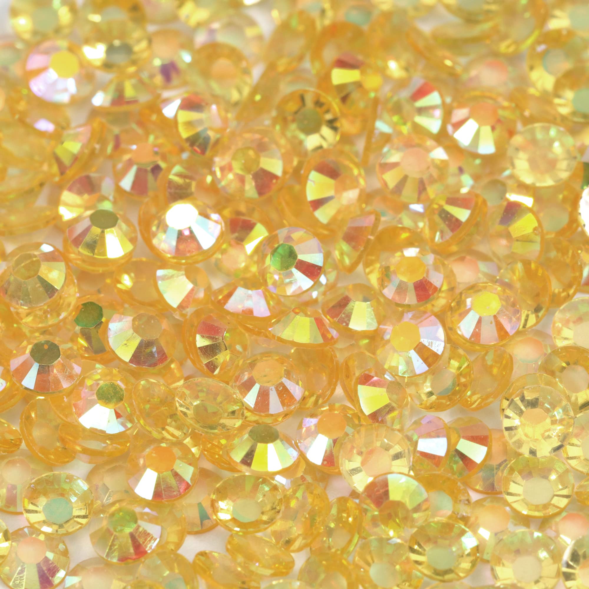 250pcs 6mm Flat Back Non-Stick Rhinestone Crystal Diamantes Nail Art & Craft Scrapbooking Embellishments 90 Available Colours (6mm, AB Clear #A13) — view 9