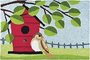 WASHABLE JELLY BEAN RUGS FOR BIRDS: INDOOR & OUTDOOR ACCENT RUGS