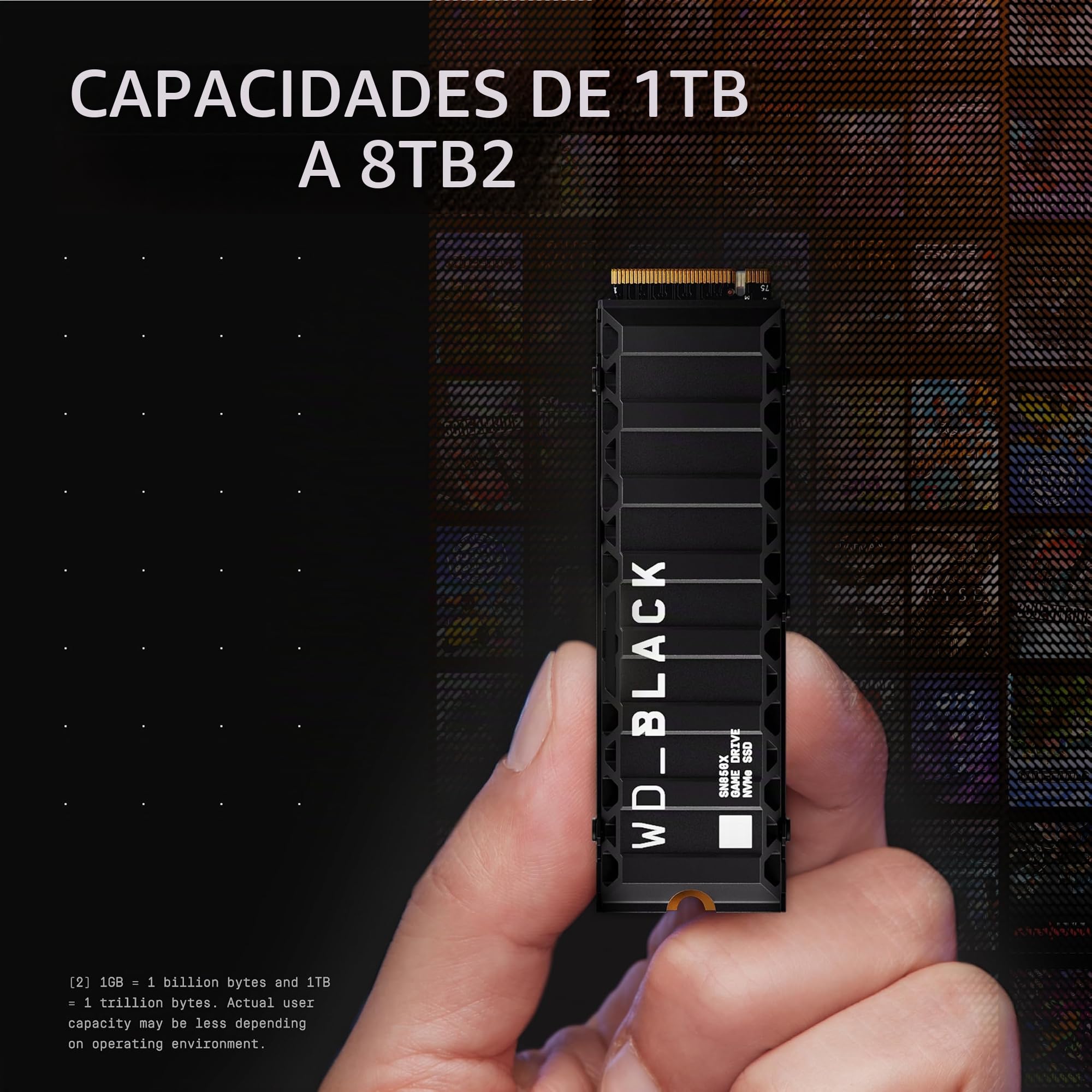 WD_BLACK Unidade interna de estado sólido para jogos SN850X NVMe