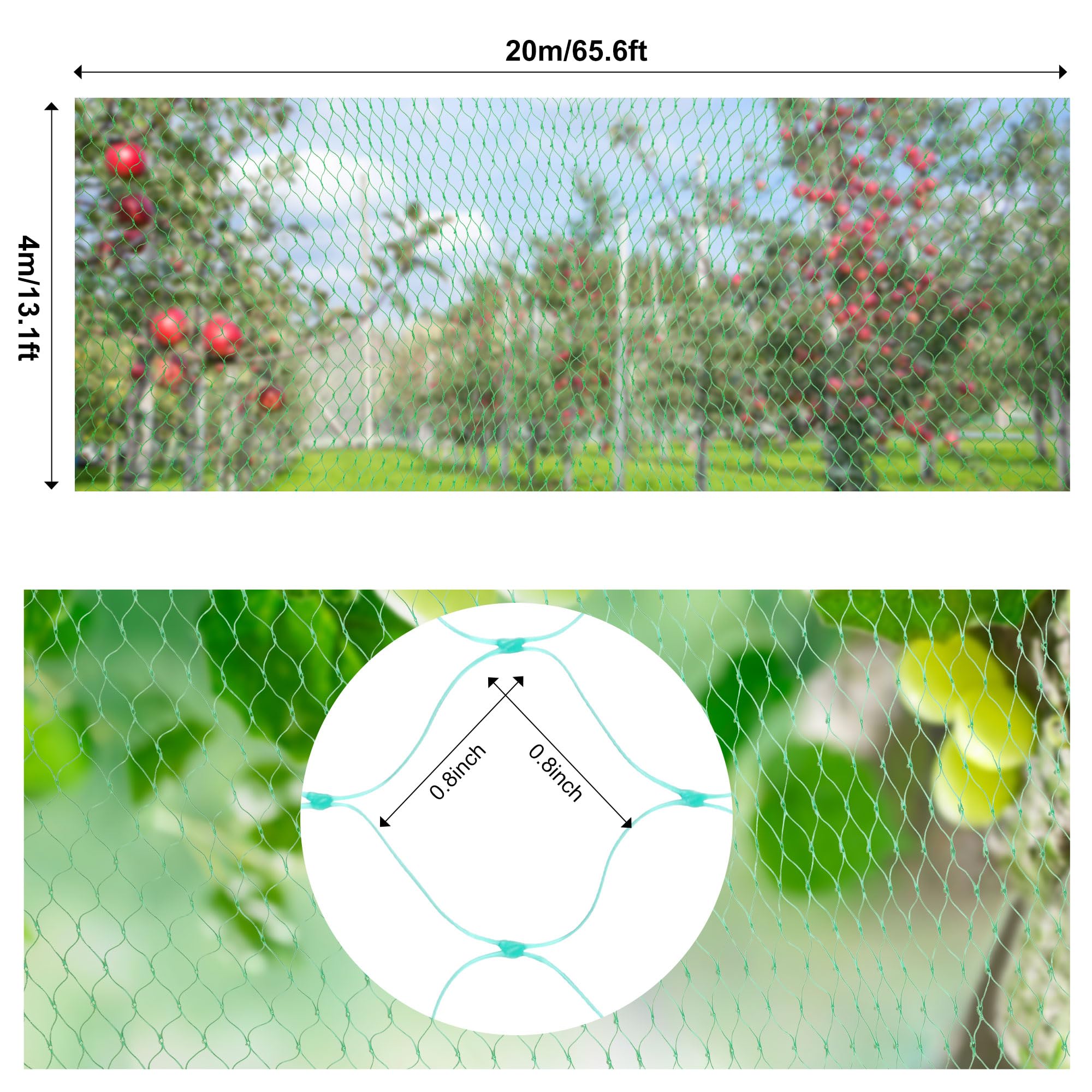 Jvgoo Vogelnetz Für Garten – Schutz Für Obst & Gemüse Vor Tieren