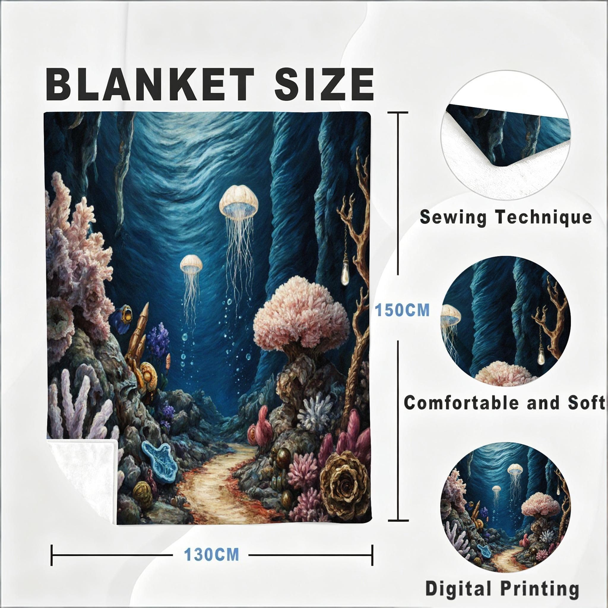 Manta Grande 180x220 cm Gato 3D Polar Franela Térmica-A397