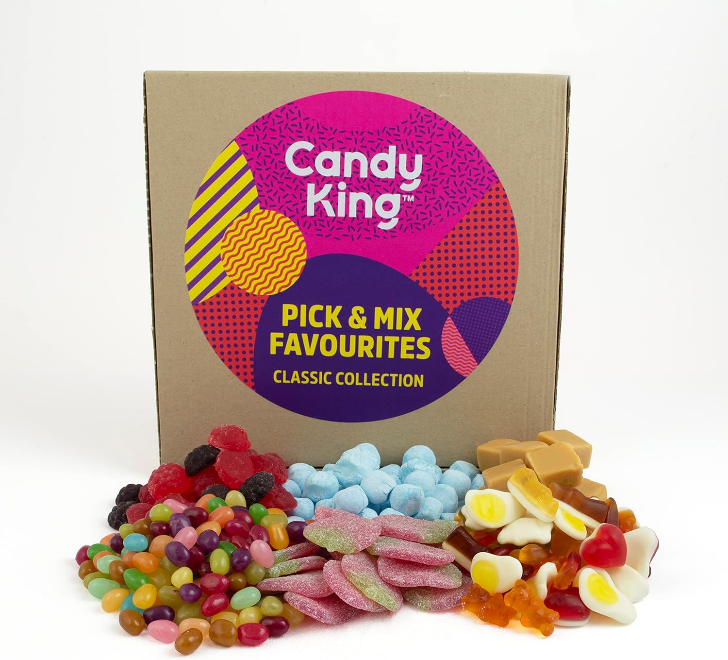 CandyKing Classic Favourites Collection Box Sweets 1kg No