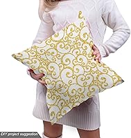 Vista 5 de Ambesonne - Tela multicolor con estampado digital por yarda