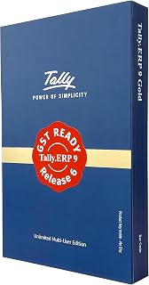 Tally.ERP 9: Gold- GST Ready (Multi User- Unlimited LAN Users & 10 Remote Users) Price In India