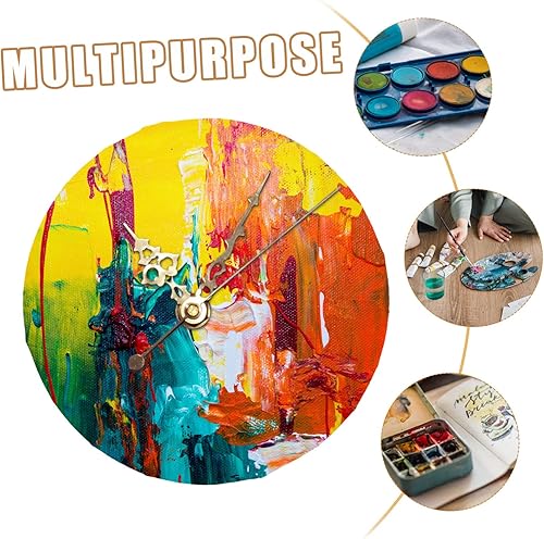 Miniatura 3 de Lienzo en blanco Pintura blanca Panel de lienzo Marco de pintura Círculo Lienzo Arte Marcos de pintura multiuso Tablero de artista Marco de pintura