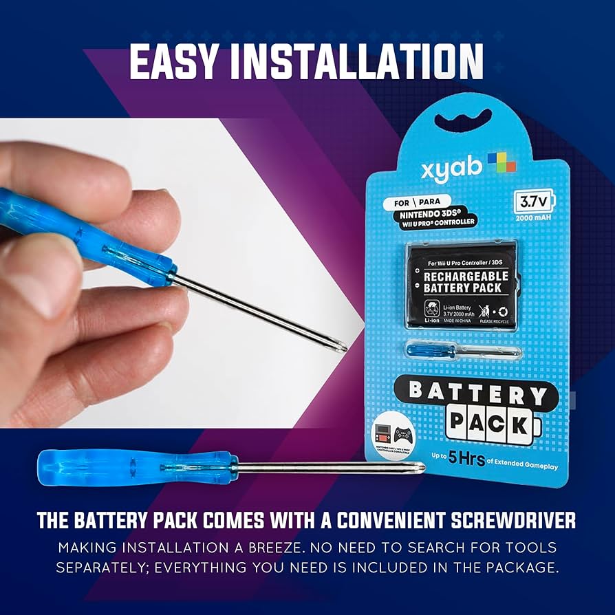 Amazon.com: XYAB Rechargeable Battery Pack 2000mAh Replacement