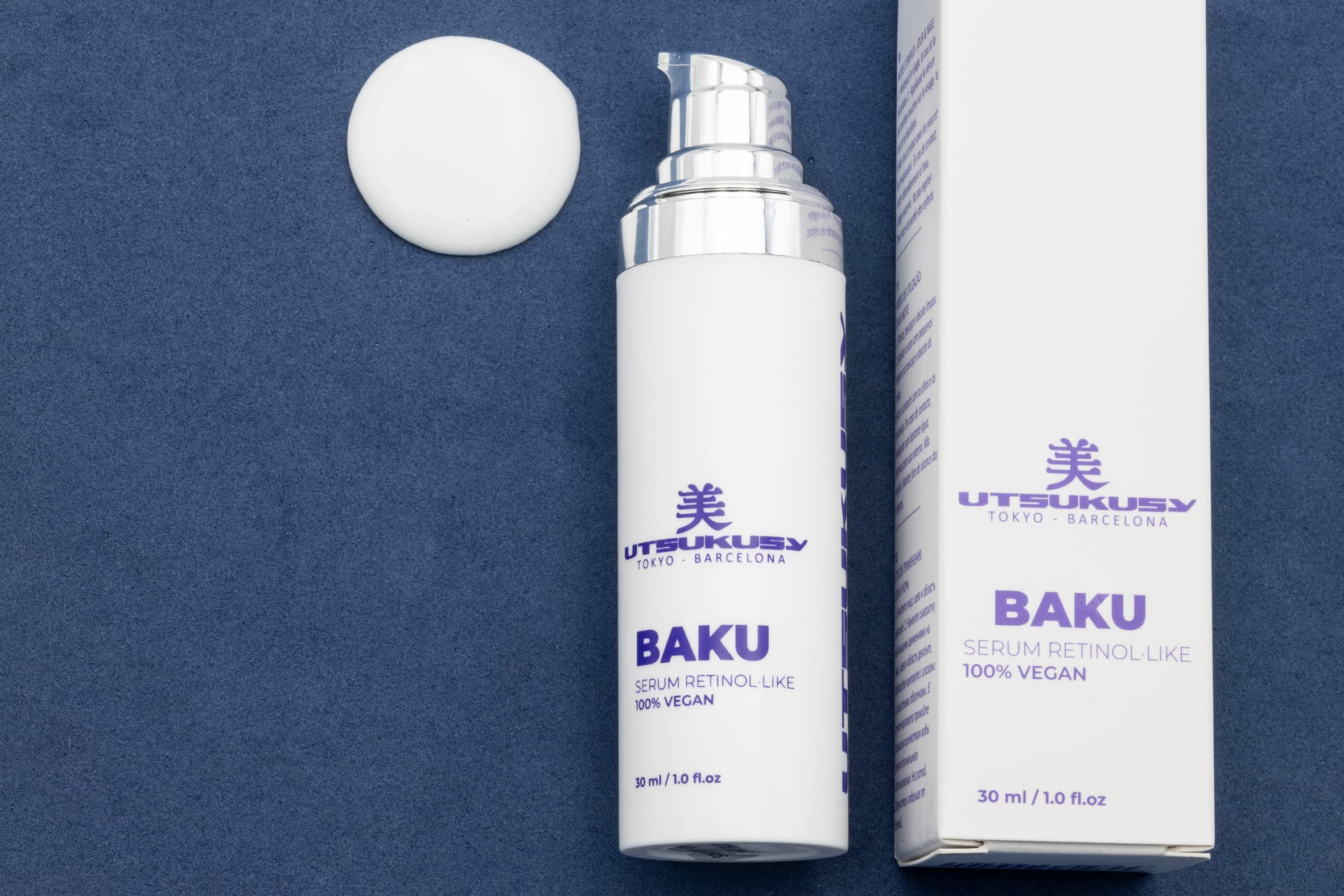 Retinol Baku Gesichtsserum - Anti-Aging mit Bakuchiol - Sanft & Feuchtigkeitsspendend - Vegan & Parabenfrei - Für alle Hauttypen - 60 g