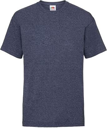 Fruit Of The Loom T-Shirt Valueweight Enfant – Col Rond 100% Coton Doux, Basique Ultra Confortable Pour Garçons & Filles