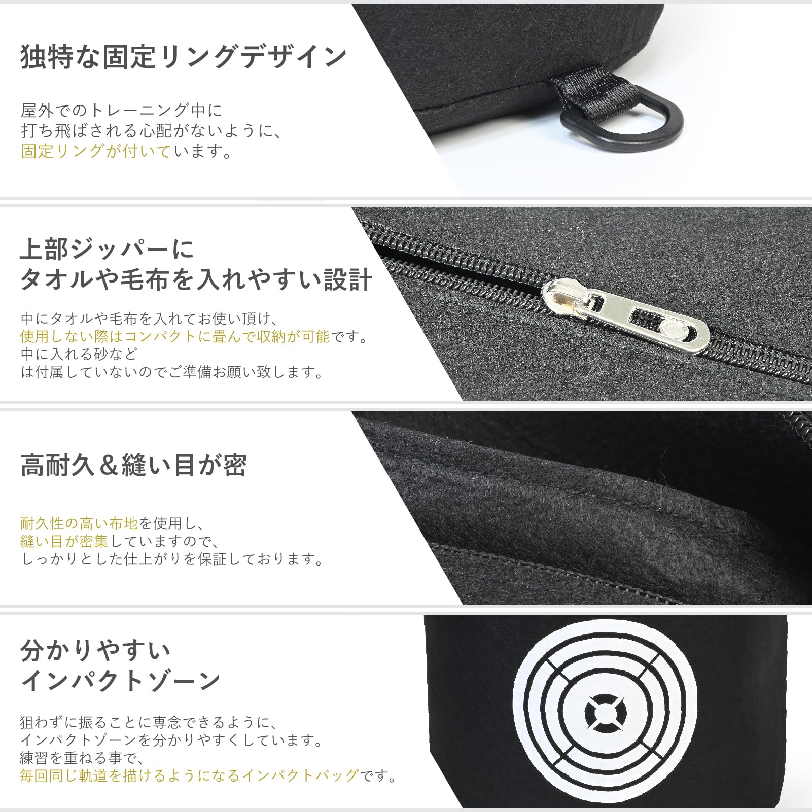 Amazon | Apdoni ゴルフ インパクトバッグ ゴルフ練習器具 スイング