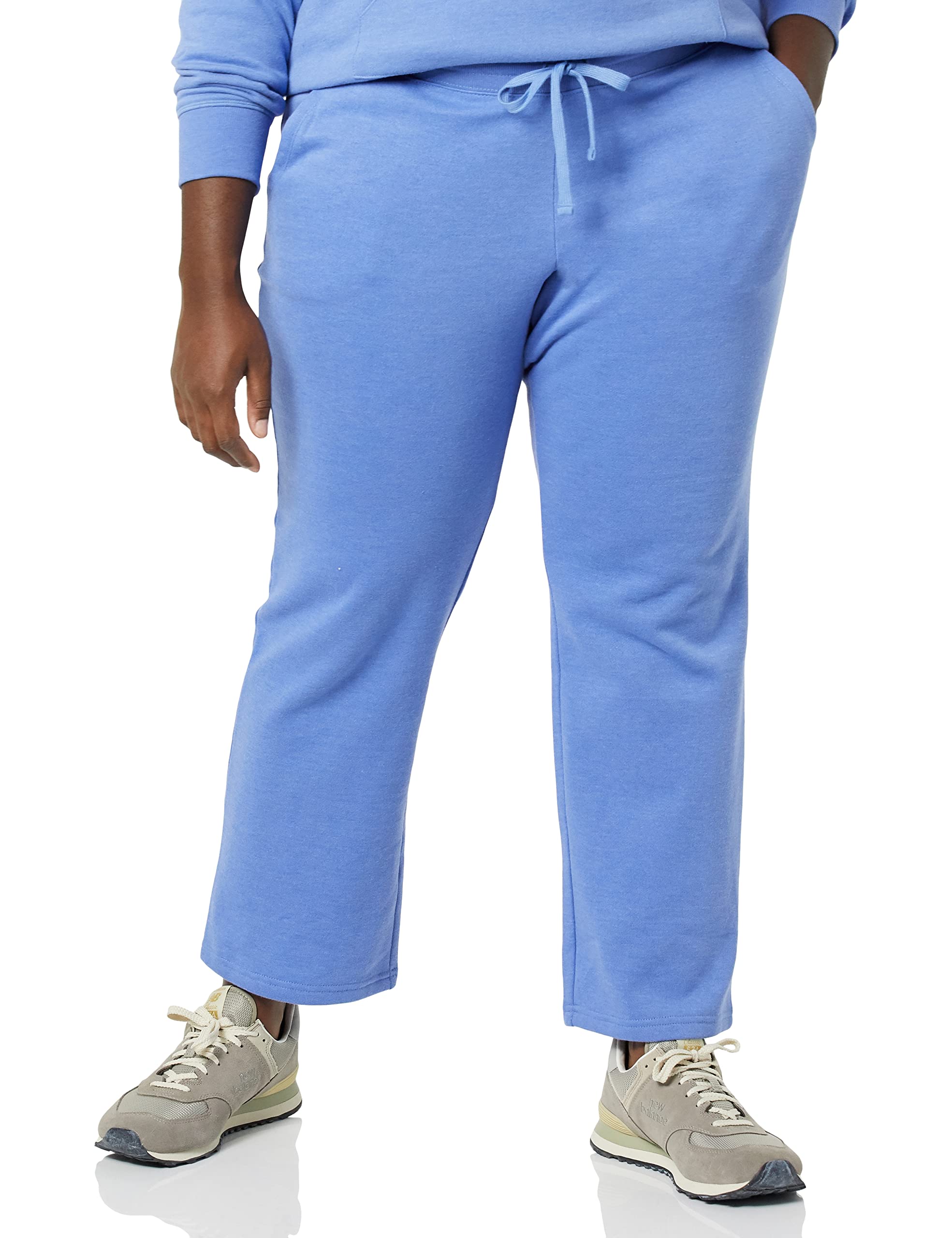 Amazon Essentials Pantaloni Tuta Da Donna A Gamba Dritta Con Coulisse, In Pile (Disponibili In Taglie Forti)