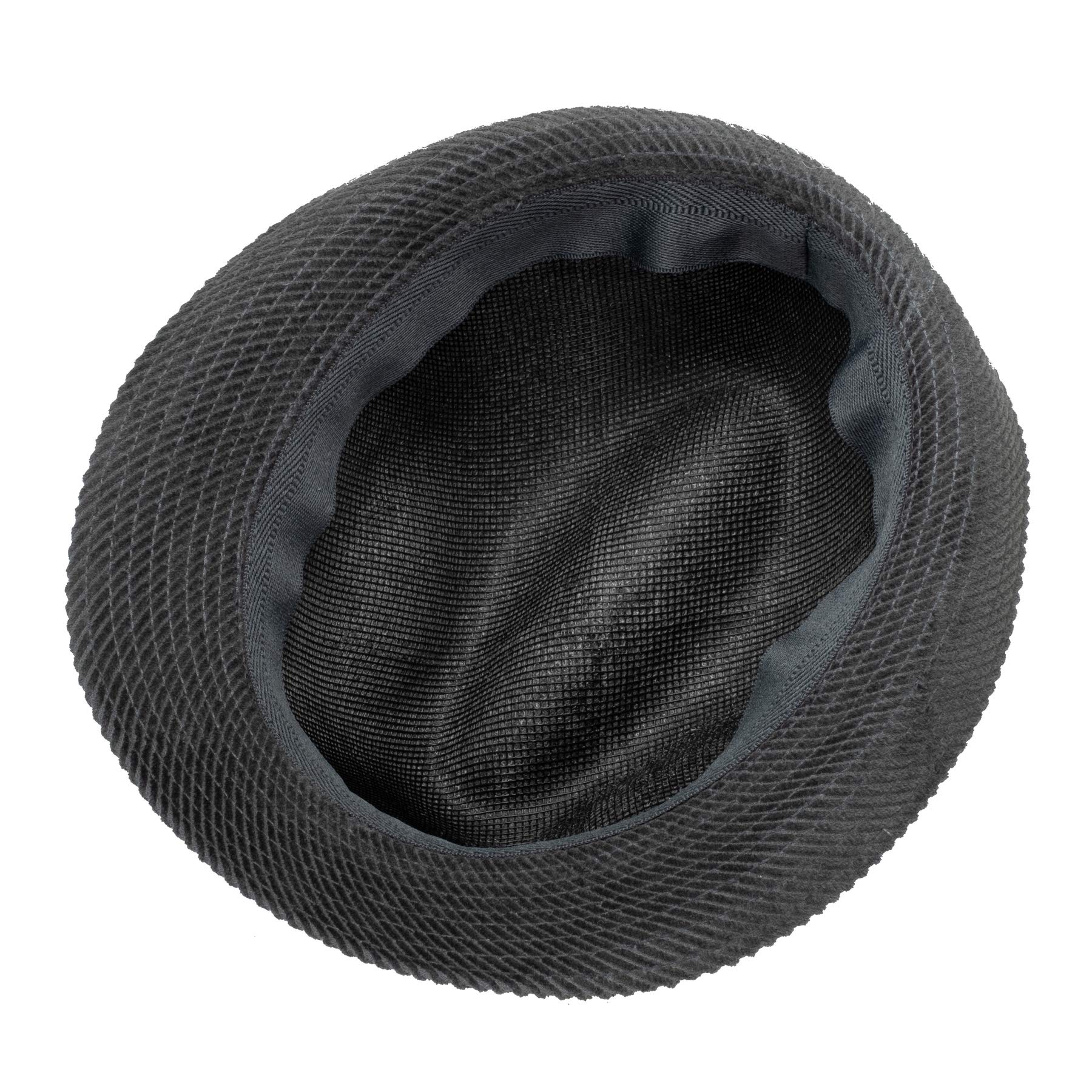 Sombrero de pana Krause Trilby estable – sombrero de tela en los colores: beige, marrón, gris, verde.