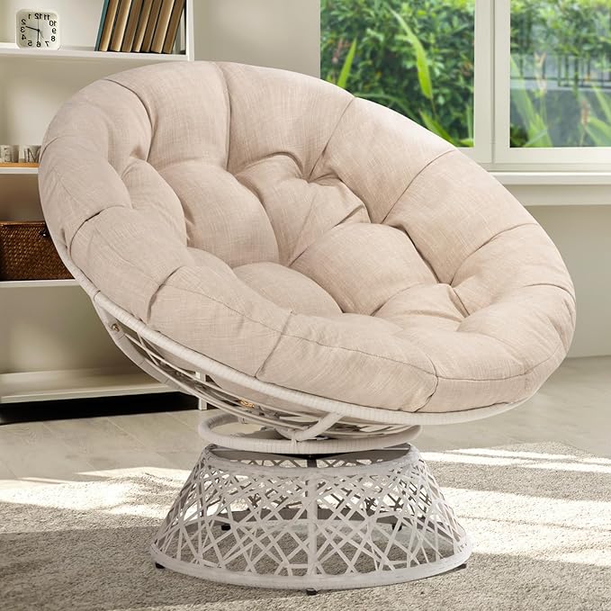 Wicker papasan chair